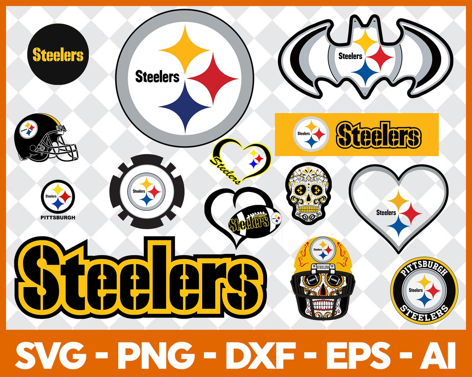 Pittsburgh Steelers NFL Svg Dxf Eps Pdf Png Cricut Cutting | Etsy