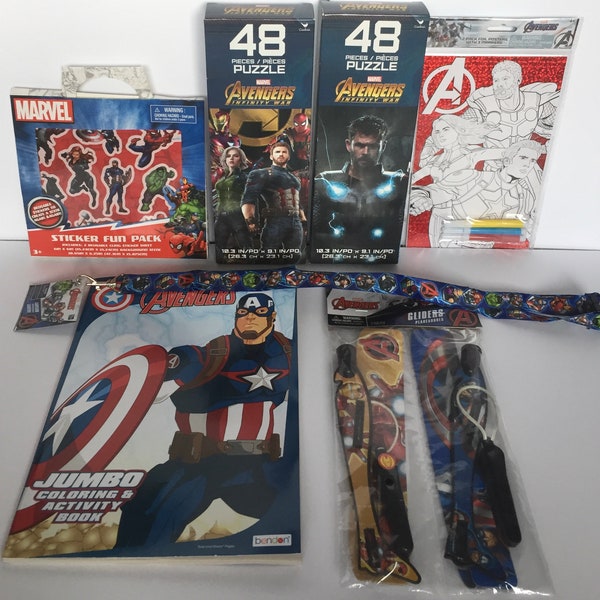 Avengers toy party gift set 7pc