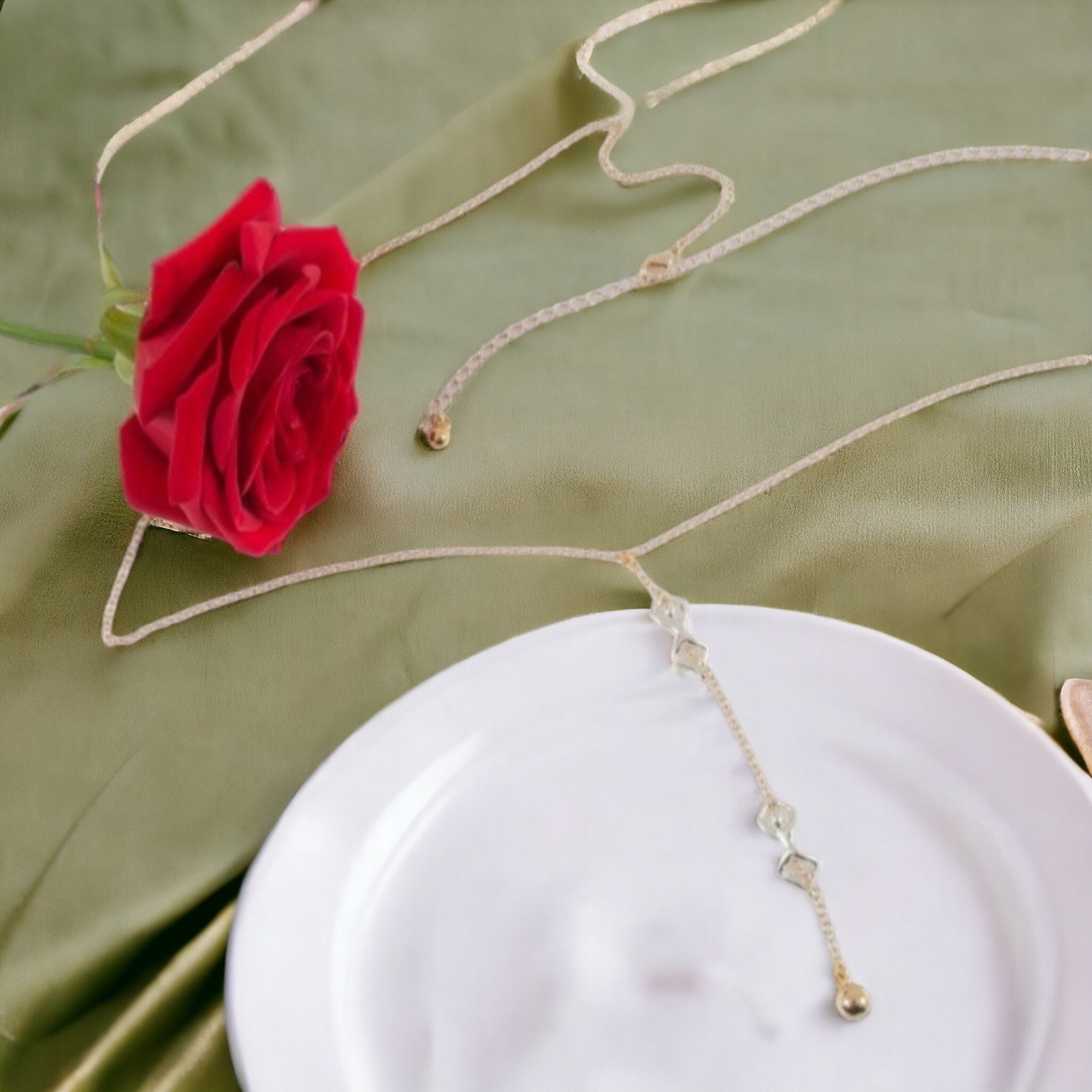 Climbing Man Waist Chain Body Jewelry in 925 Sterling Silver Chain