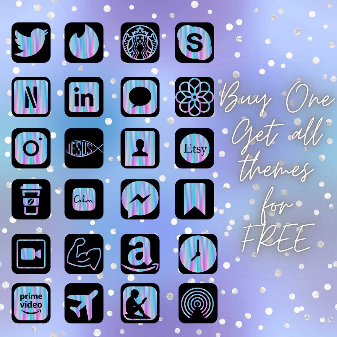 Aesthetic icons ios 14 Transparent icons app ios 14 icons Etsy Italia