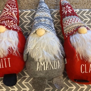 Personalisierte Gnome, Weihnachtsdekor, Weihnachtszwerge
