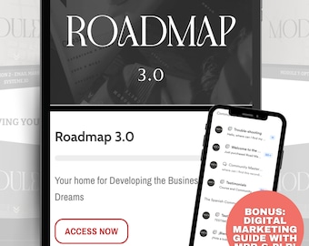 The Roadmap 3.0 Digital Marketing Course With Master Resell Rights MRR, Passive Income Training, The Roadmap To Riches Instagram TikTok