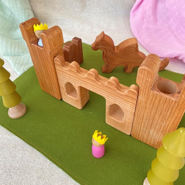 childrens wooden castle