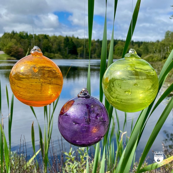 Boules de sorcière en verre soufflé