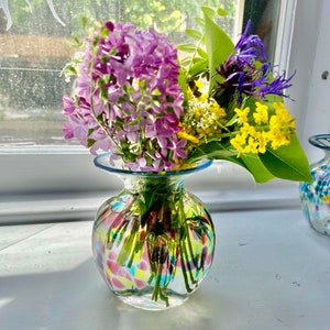 Small Blown Glass Bud Vase