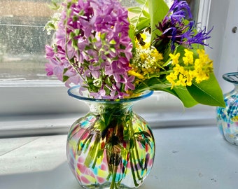 Small Blown Glass Bud Vase