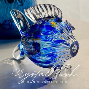 Blown Glass Crystal Blowfish