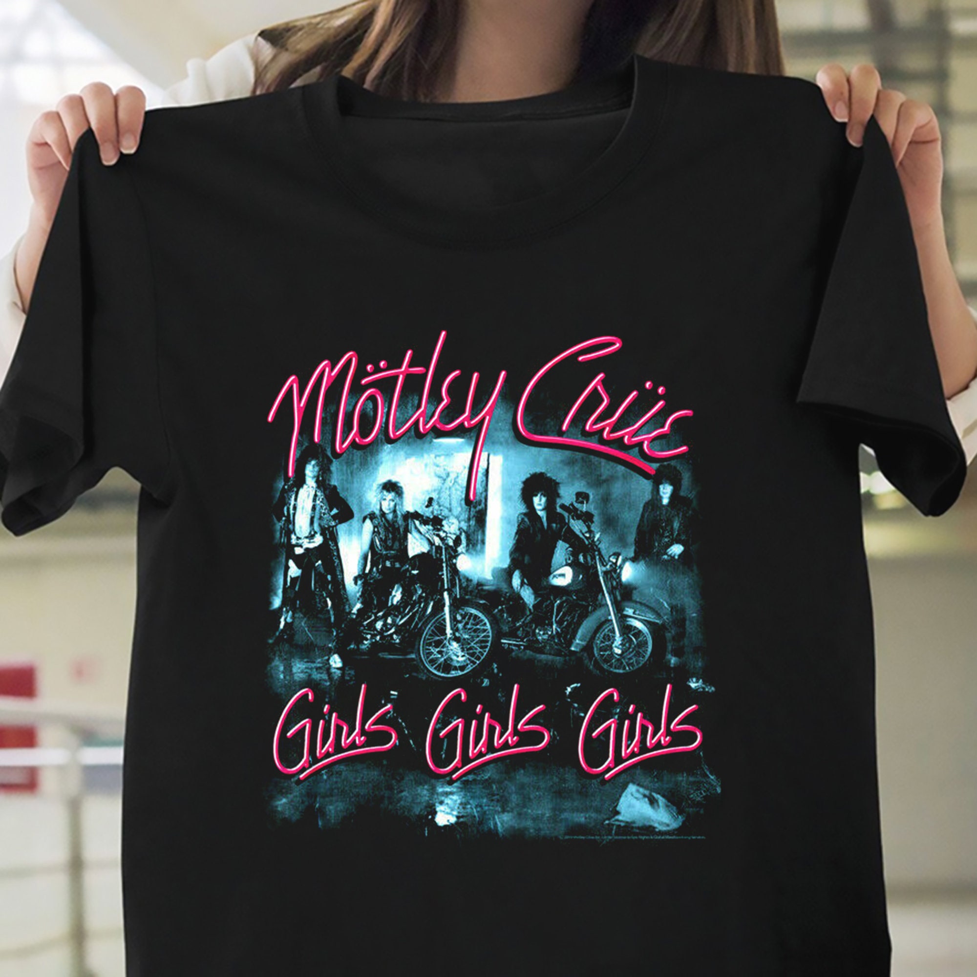 Motley Crue Girls Girls Girls T Shirt Album Cover Rock Band | Etsy