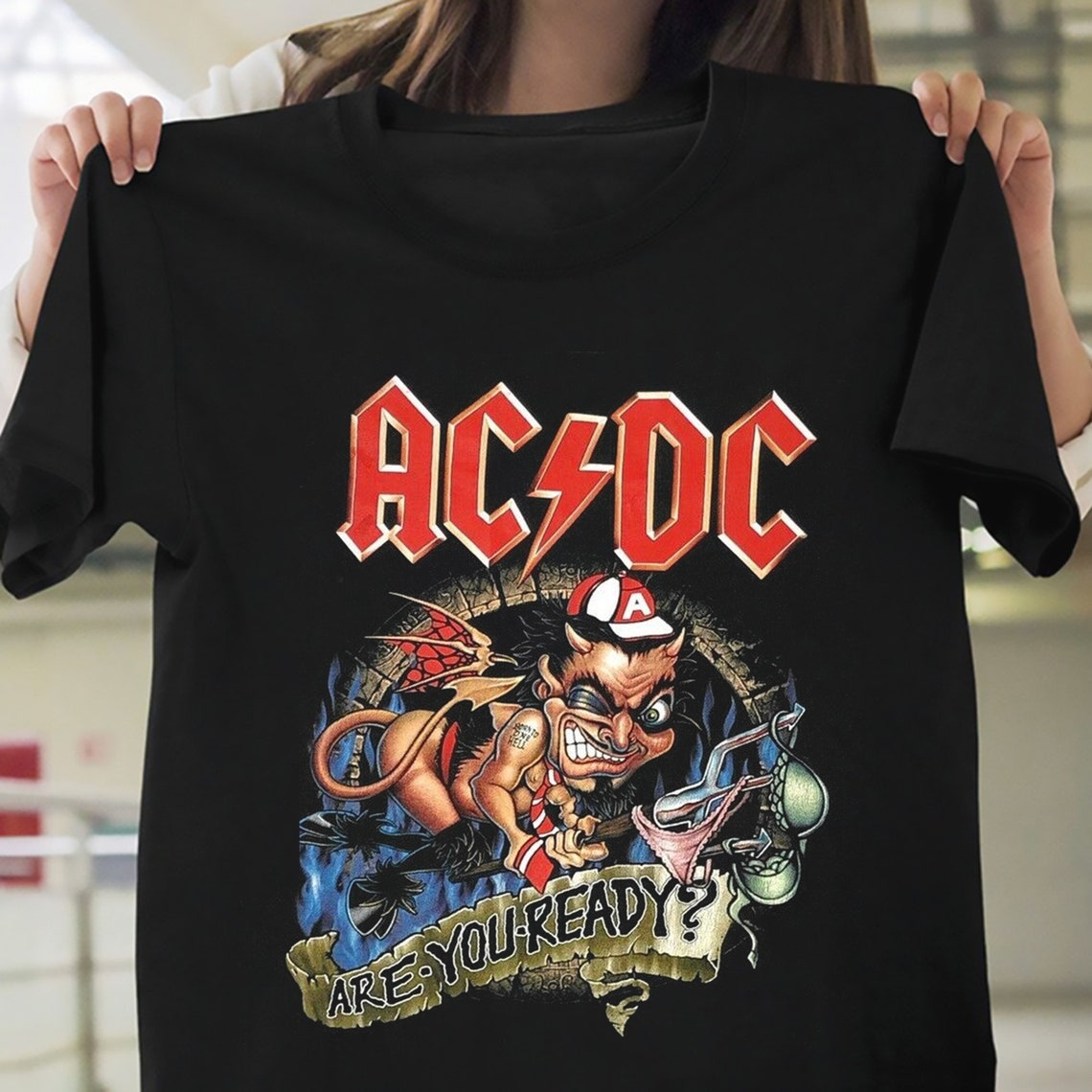 Rare Vintage ACDC Are You Ready TShirt Music Shirt Rock and Etsy