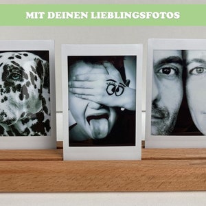 Fotohalter, Kartenhalter aus Buchenholz