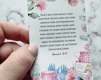 Encouraging mini card- Nothing separate us from God's love