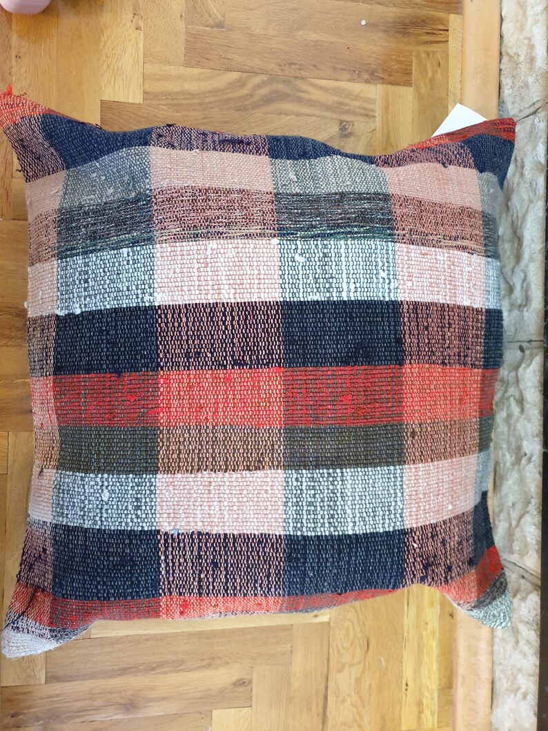 Turkish Pillow Covers 23x23 Mudcloth Pillow Kilim Pillow Etsy