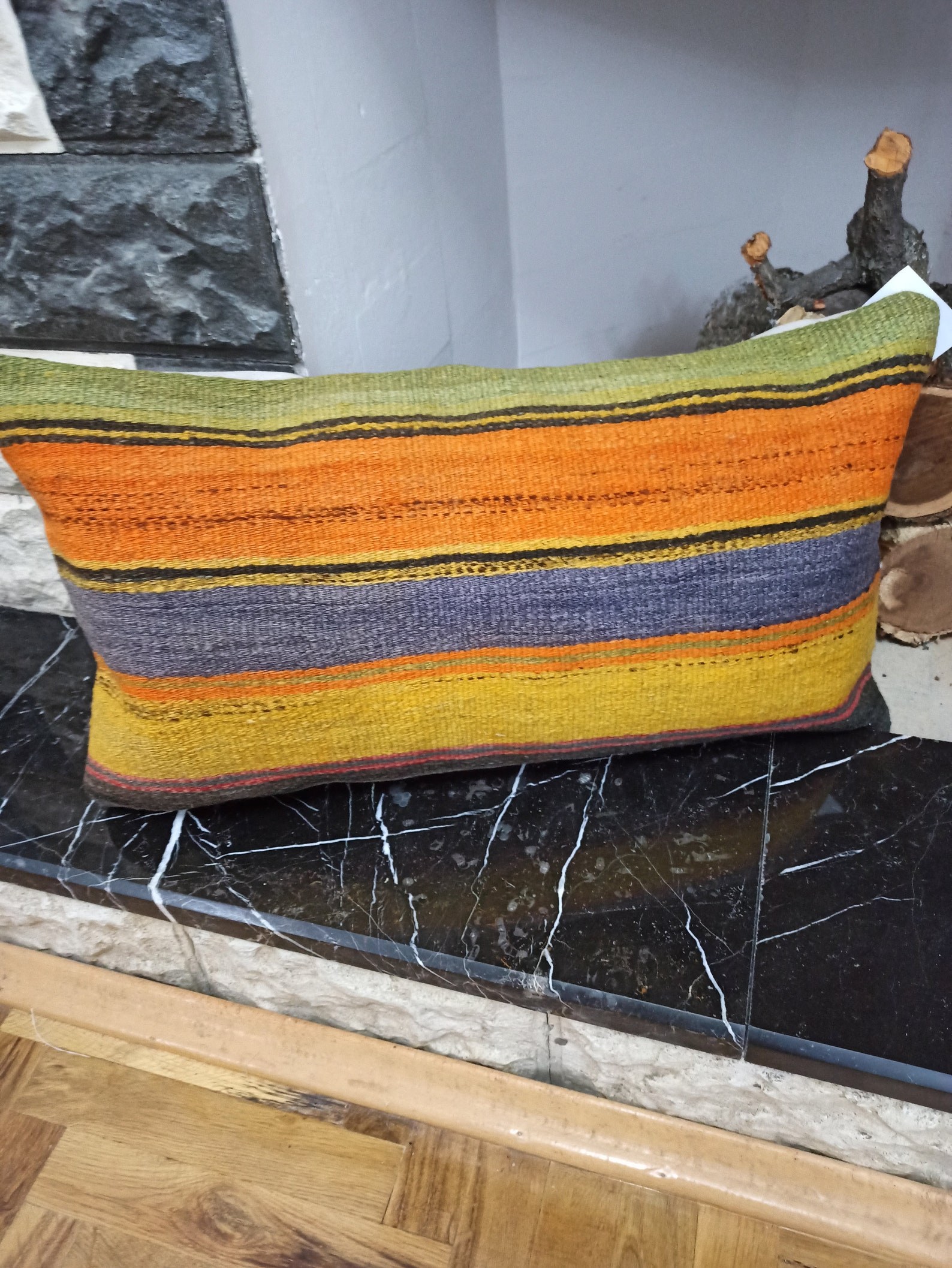 26x14 Turkish Throw Pillow Cover Long Lumbar Pillow Boho Etsy