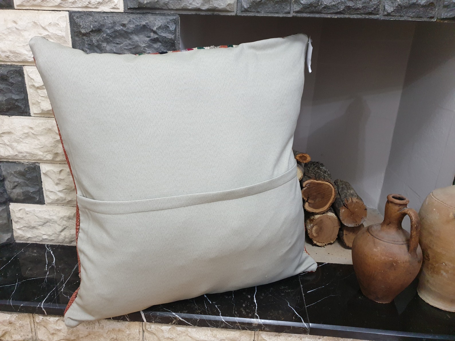 27x27 Pillow Cover Vintage Pillow Case Turkish Rug Pillow Etsy