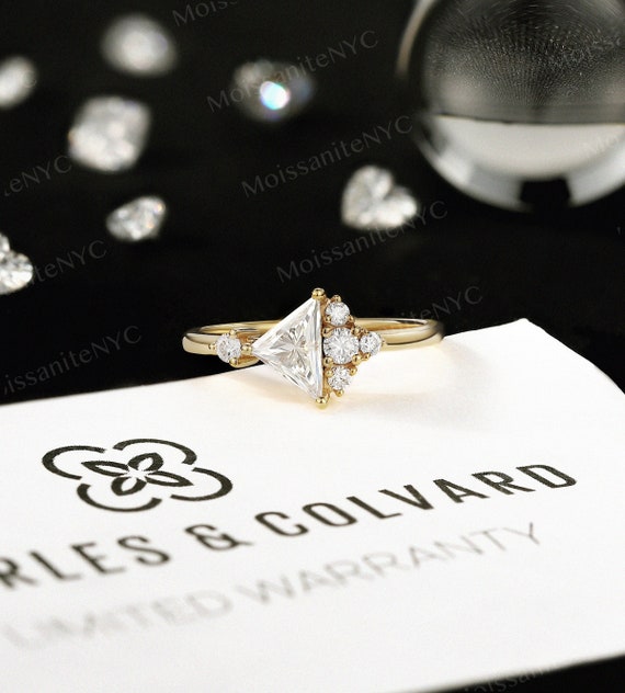 Jessica Round Bezel Blue sapphire Halo Engagement Ring