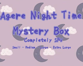 Age Regression Night Time Mystery Box | Customizable | Multiple Sizes | Completely SFW