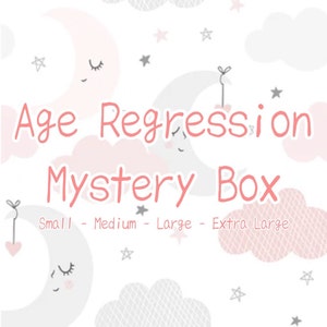 Age Regression Mystery Box | Customizable | Multiple Sizes | Completely SFW