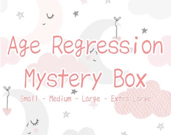 Mysteriebox voor leeftijdsregressie | Aanpasbaar | Meerdere maten | Helemaal SFW