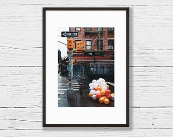 Print New York City "Balloons in SoHo" (21x30cm) / Photography / Wall Decorations / Street Photography