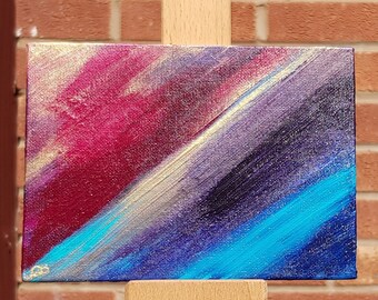Colours - abstract acrylic painting