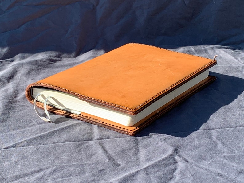 Leather Journal Cover for Mokeskine, Field Notes, Leuchtturm 1917 image 1