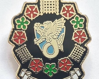 MI5 British UK National Security Intelligence Service 24KT James Bond 007 EiiR (NOT MI6) Lapel Tie Tac Pin Badge