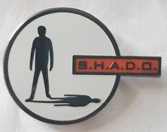 UFO SHADO Gerry Anderson tv Series Logo Lapel Pin Tie Tac Pin u.f.o. s.h.a.d.o. Limited Edition