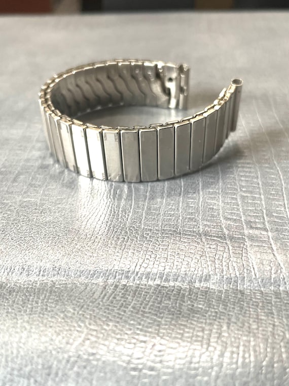 Bracelet Extensible En Acier Inoxydable Vintage - Ajustable 16-22 Mm
