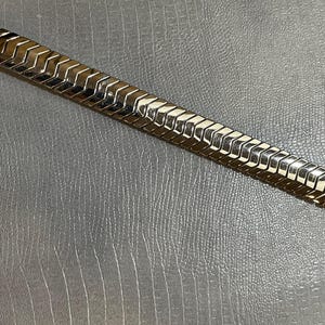 Vintage NOS 1950’s  JB Champion Lance Quality Stainless Wristwatch Bracelet Made in the USA  5 3/4.Straight ends 15.8mm can be filed to 14mm