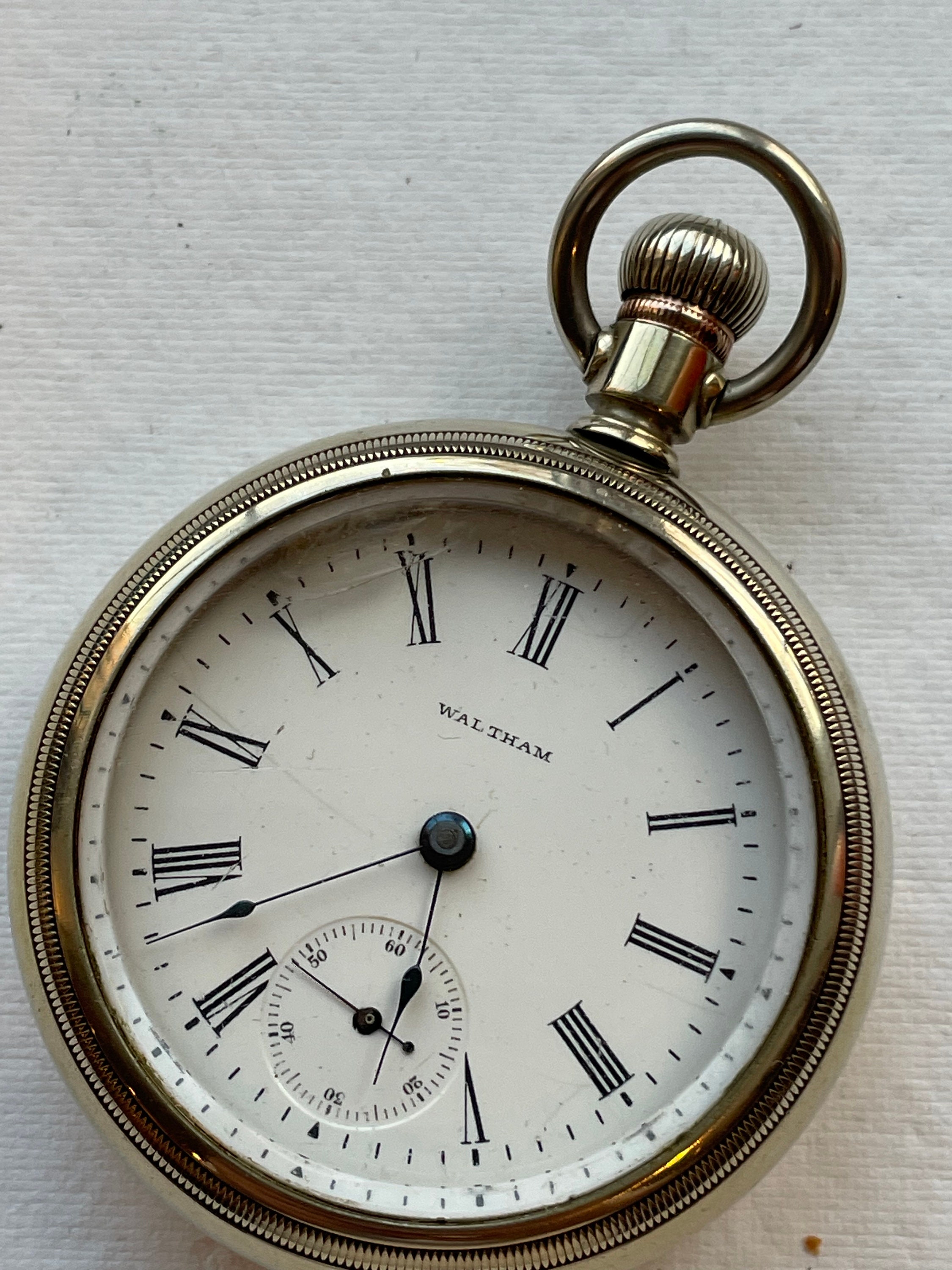 WALTHAM シルバー ヴィンテージ ウォッチ watch Waltham 18sz Grade 18 Model 1883 7 Jewel Pocket Watch - Etsy