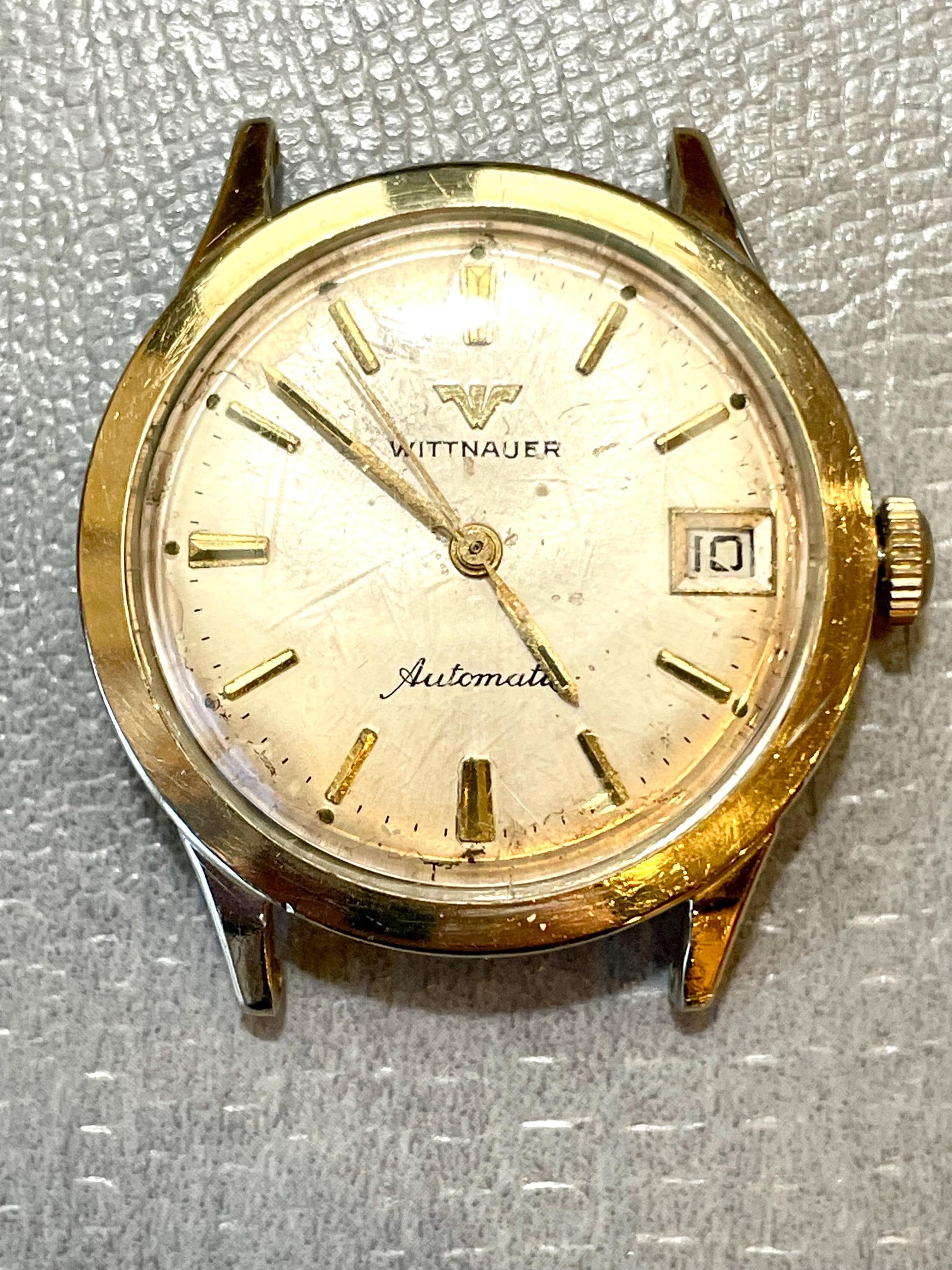 Vintage Wittnauer 10K Gold Filled Bezel Automatic Womens Watch for Parts/Repair Wittnauer women main image 3