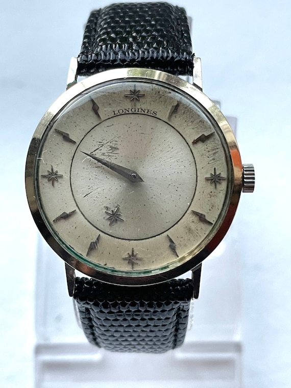 ロンジン LONGINES ミステリーダイアル 黒ブラック 変わり文字盤 手巻き Cal.L847.4 メンズ腕時計 ウィットナー 10KGF LONGINES-WITTNAUER ロンジン 腕時計 LONGINES 時計 レコード RECORD レディース 腕時計