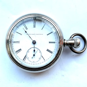 Vintage Elgin 18 SZ 7 Jewel Grade 96 Pocket Watch