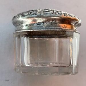 Antique Hallmarked Sterling 925 Fine Trinket Box