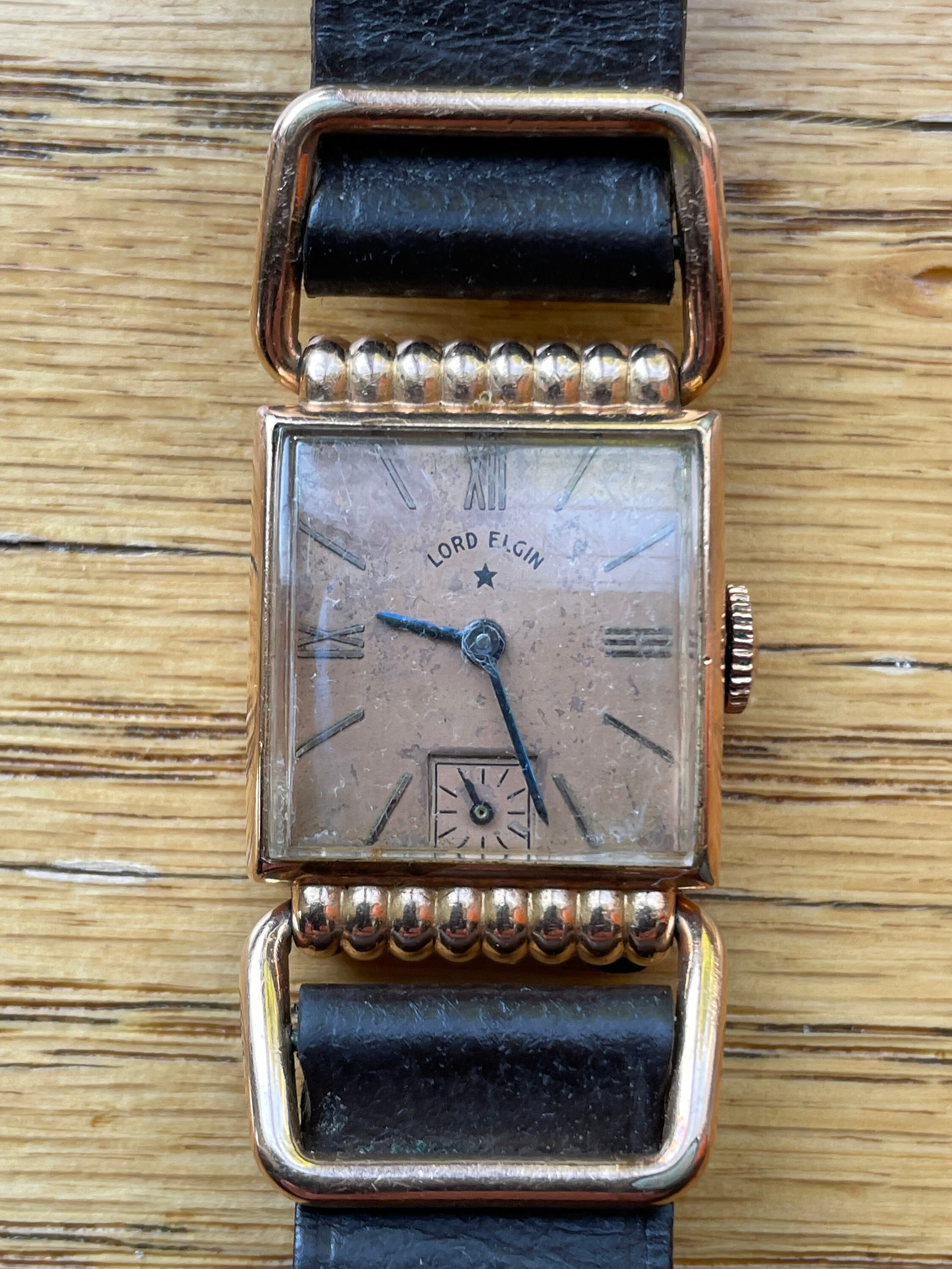 Vintage Lord Elgin Star 14k Gold Filled Drivers Unisex Watch Vintage Lord Elgin Star 14k Gold Filled Drivers Unisex Watch