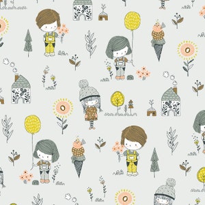 Whimsicals - Moon - Lisa Glanz - Michael Miller Fabric - DC9537-MOON-D