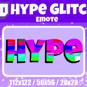 Twitch Emote - Hype Glitch