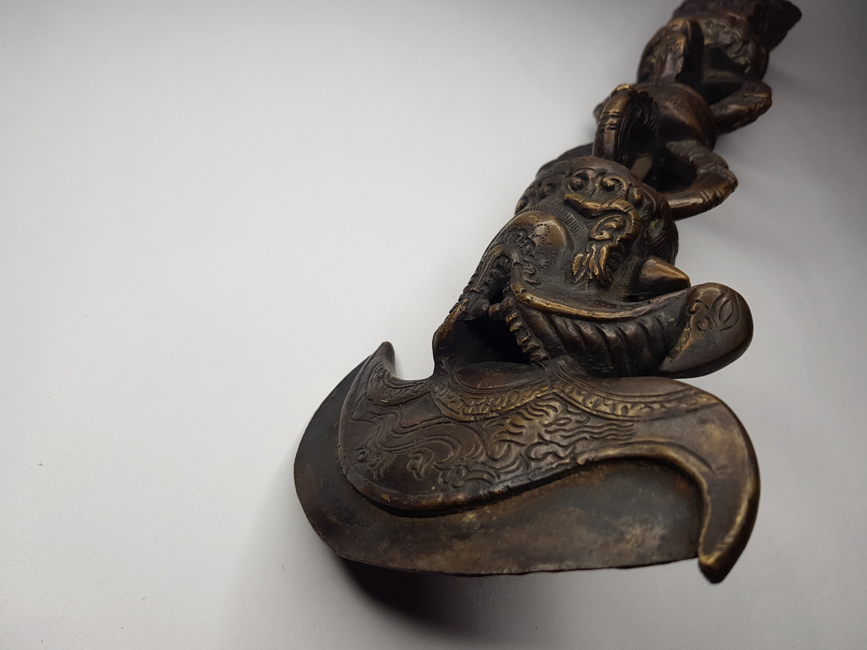 17th Century- Antique Mahakala Axe Phurba/phurpa, Blessing