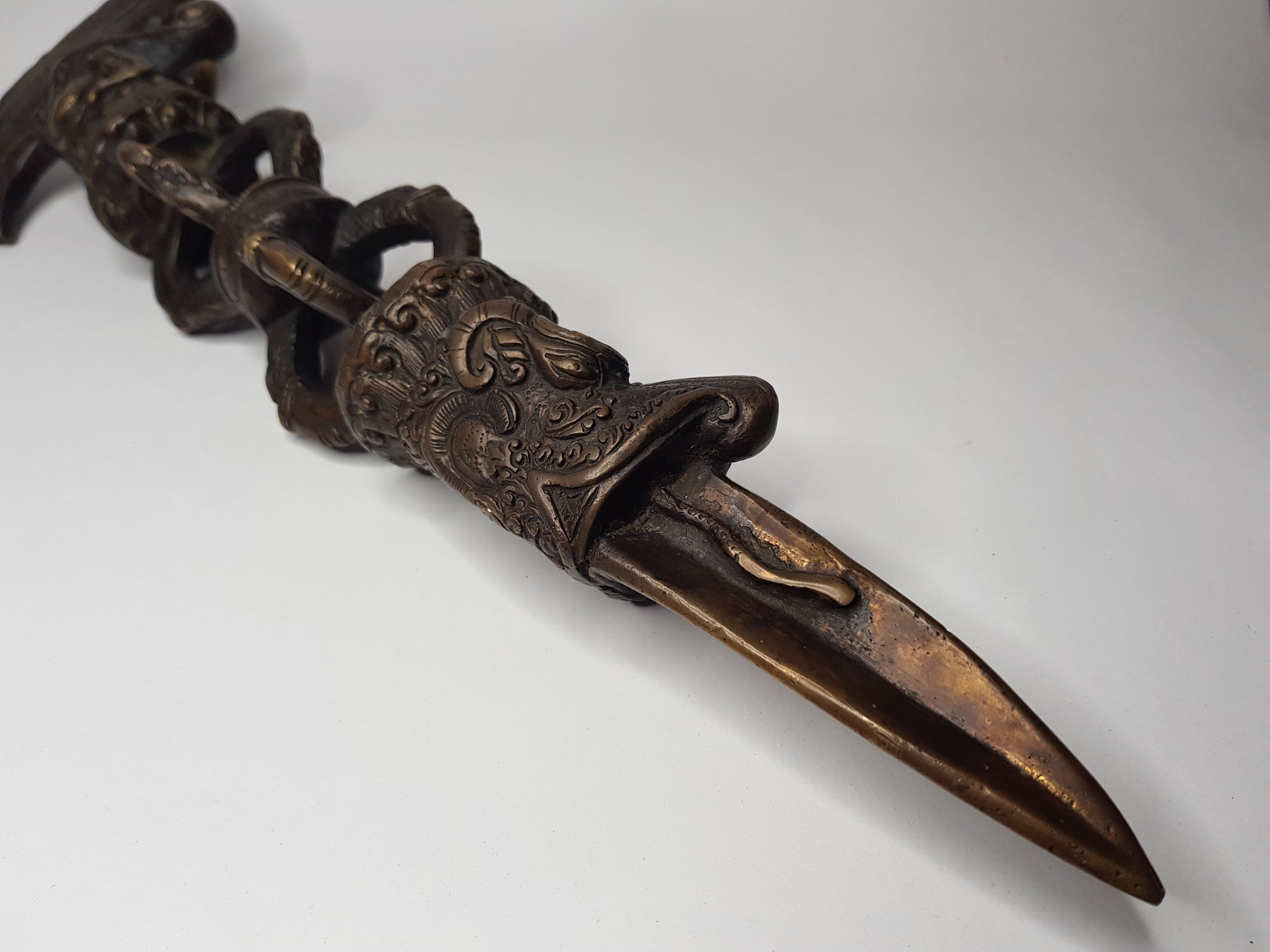 17th Century- Antique Mahakala Axe Phurba/phurpa, Blessing
