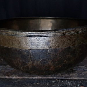 Very Old 19th Century 11inch  Handmade Tibetan Singing Bowl,Healing Bowl,Himalayan Singing Bowl,Best for Meditation &yoga,Himalayan Handmade