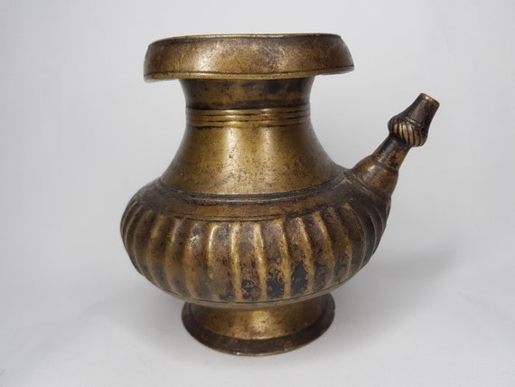 Copper & Brass Water Pot From Nepal - 19th Century Copper & Brass Water Pot From Nepal - 19th Century
