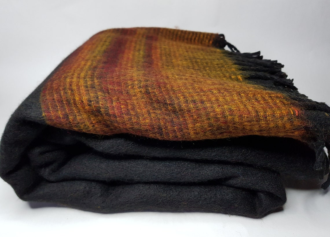 Yak Wool Blanket/Shawl/ Wrap Blanket Yak Wool HandLoomed in Etsy