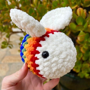 Soft Pride Crocheted Bee