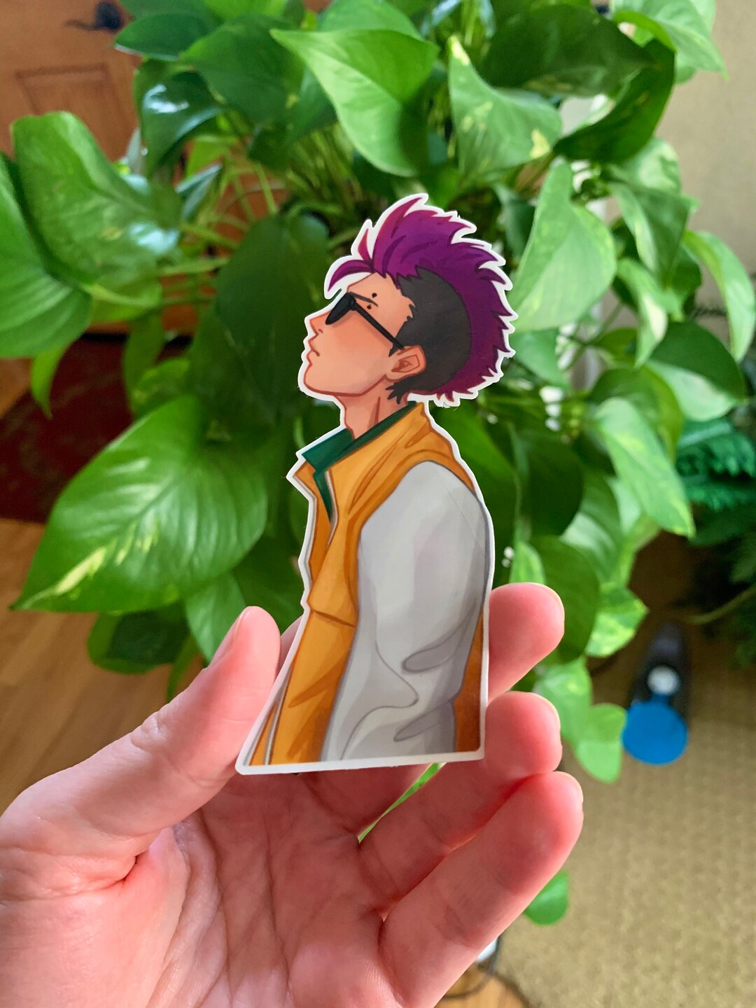Banana Fish Shorter Wong Sticker Etsy