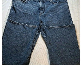 Structure Premium Denim Blue Jeans Straight Medium Wash Mens Size 34WX30 Inseam