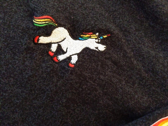Joe Boxer Full Zip Sweatshirt Black with Pony log… - image 2
