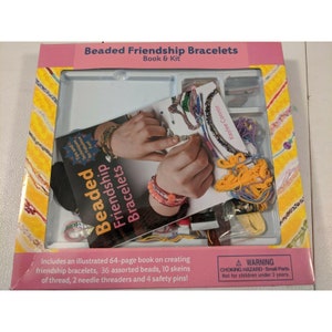 Beaded Friendship Bracelet Craft Book & Kit  - Mud Puddle Books