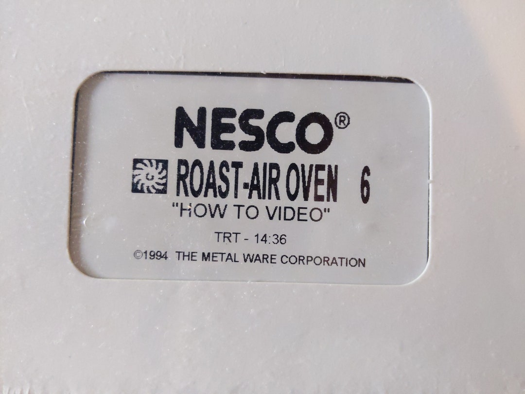 VHS Nesco Roast-air Oven How to Video Brand New Sealed - Etsy