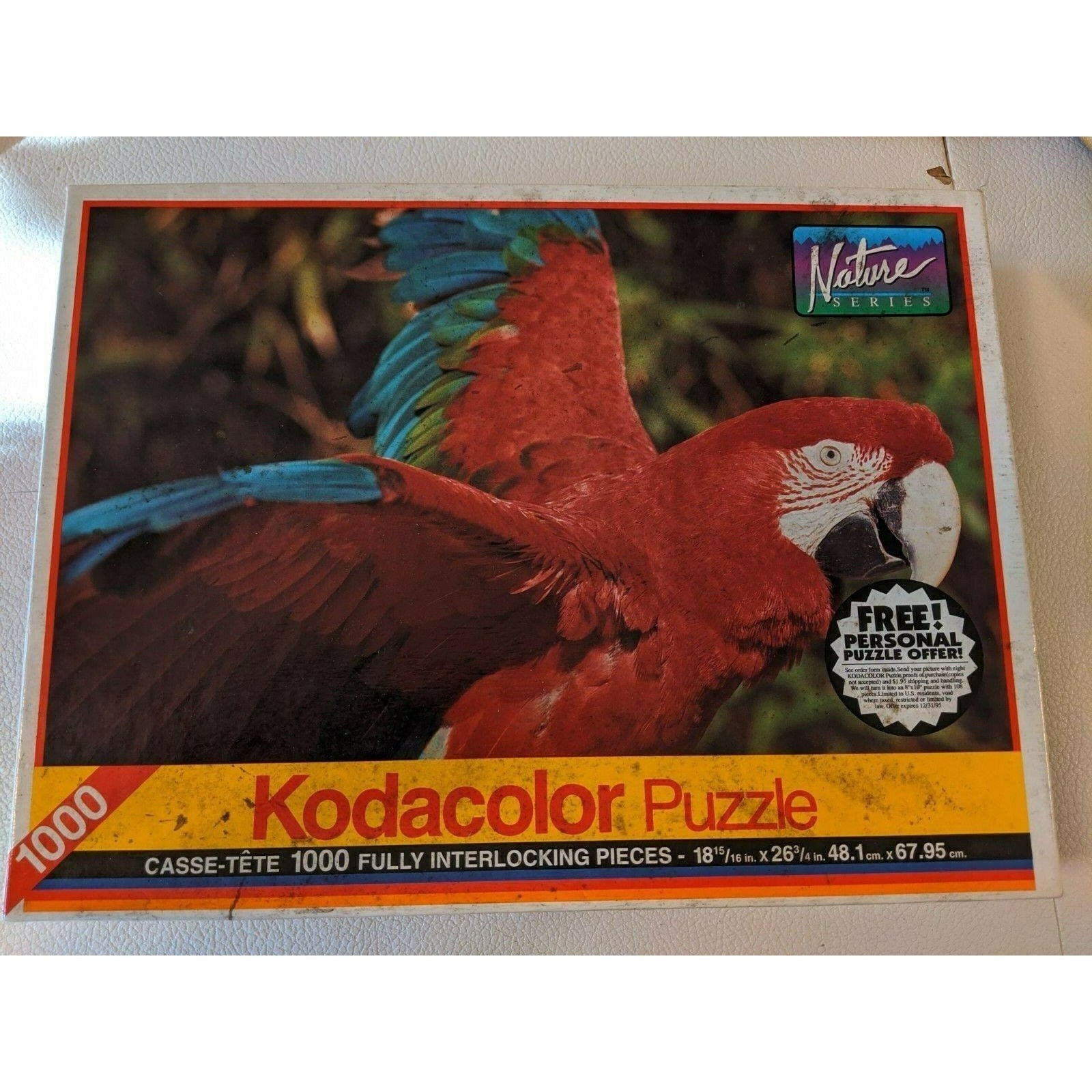 コウヘイページ Kodacolor Jigsaw Puzzle Nature Series Green-winged Macaw 1000