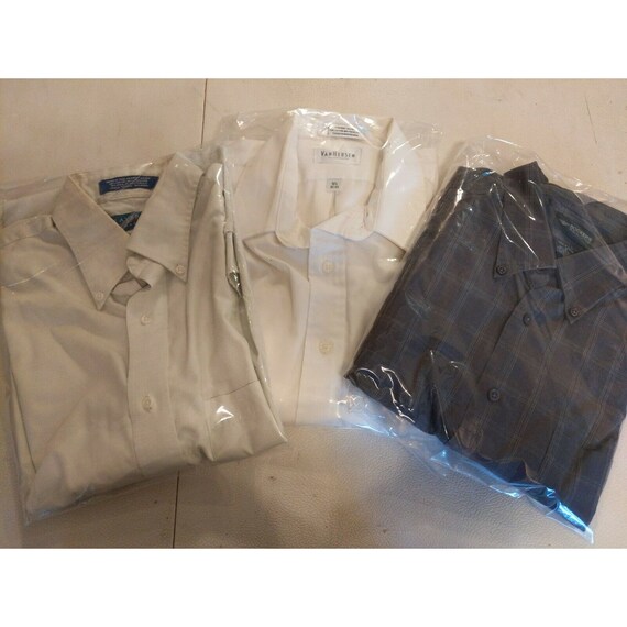 LOT of 3 Dockers Claybrooke Van Heusen Dress Casual Mens 15 Shirts Pockets LOT of 3 Dockers Claybrooke Van Heusen Dress Casual Mens 15 Shirts Pockets
